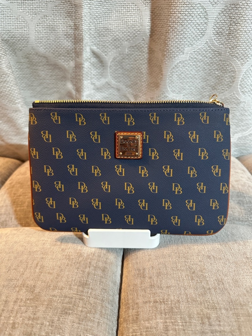 Dooney & Bourke Gretta Carrington Navy Wristlet